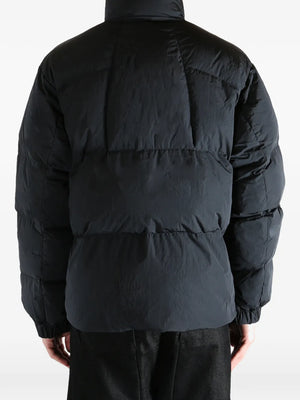 padded zip-fastening jacket