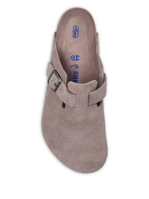 Boston suede clogs