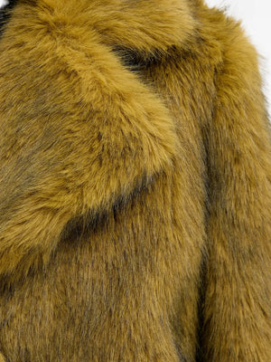 notched collar overcoat