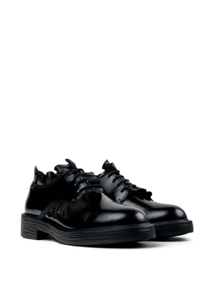 Dean ruffled lace-up shoes