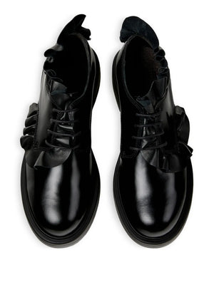 Dean ruffled lace-up shoes