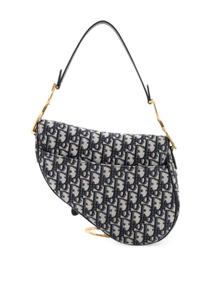Saddle Handbag with Strap Oblique Canvas Medium shoulder bag