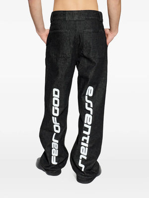 Work logo jeans