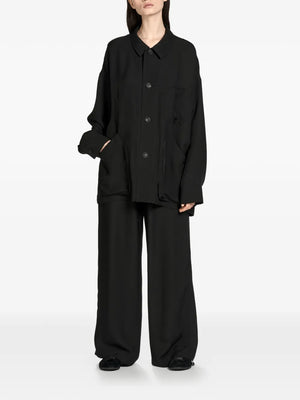 button-up front-pocket shirt