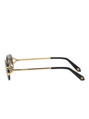 metal rimless sunglasses