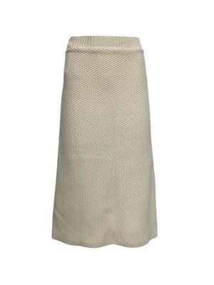 knitted midi skirt