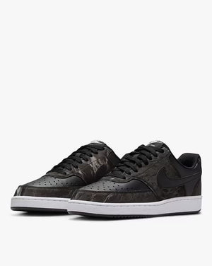NIKE Court Vision Lo NN Lace-Up Sneakers black-grey
