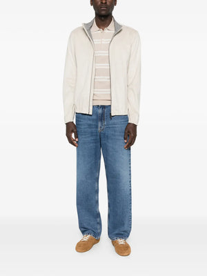 zip-up long-sleeve jacket