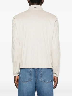 zip-up long-sleeve jacket