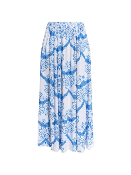 Shiloh floral-print skirt