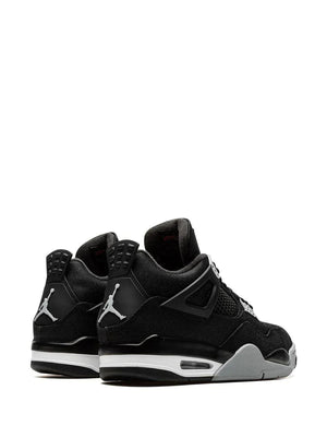 Air Jordan 4 Retro Black Canvas Sale