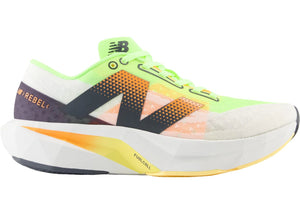 New Balance FuelCell Rebel v4 White Bleached Lime Glo