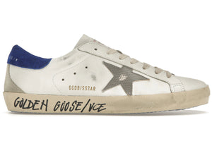 Golden Goose Superstar Snakeskin - White Blue
