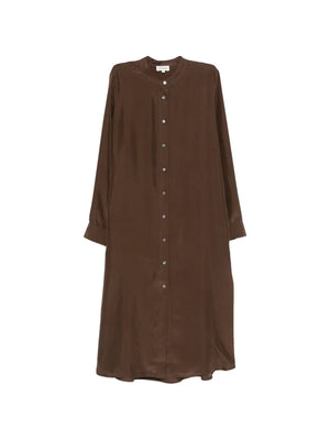buttoned midi dress