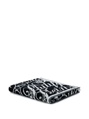 signature-print bath towel