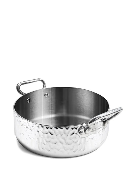 hammered inox pan