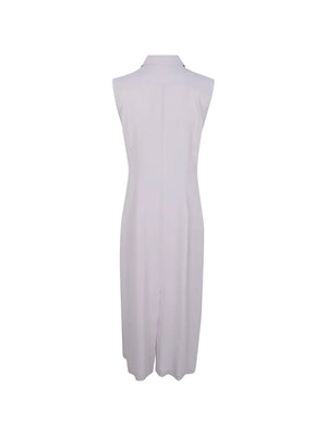 buttoned midi dress