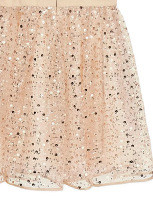 sequin belted dress