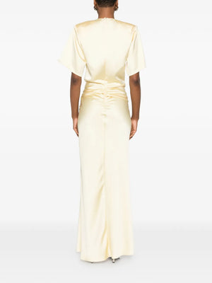 Iris draped maxi dress