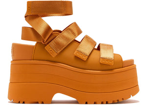 Ugg Goldenrise Platform Sandals Dark Apricot Womens