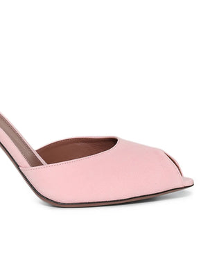 Vera open-toe heeled pumps