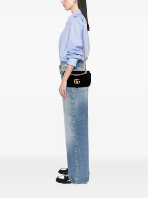 2016-2025 Medium GG Marmont Matelasse Velvet shoulder bag