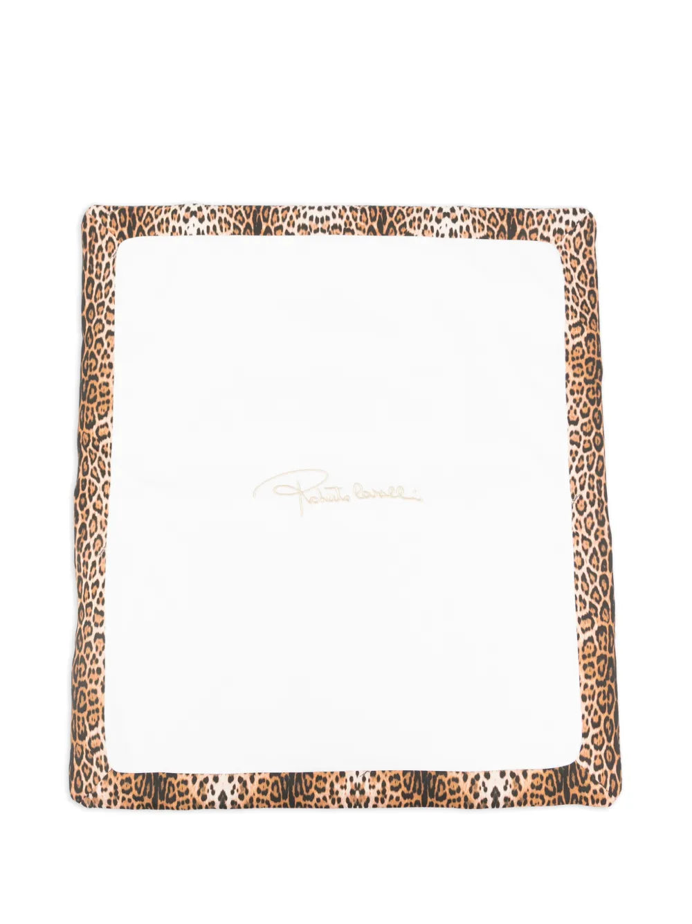 leopard-print baby blanket