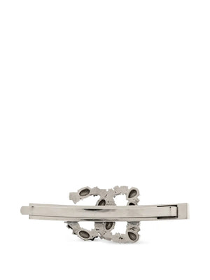 logo-embellished hair clip