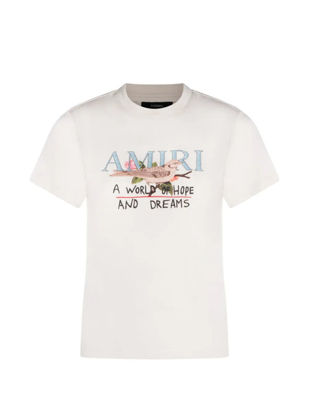bird-print T-Shirt