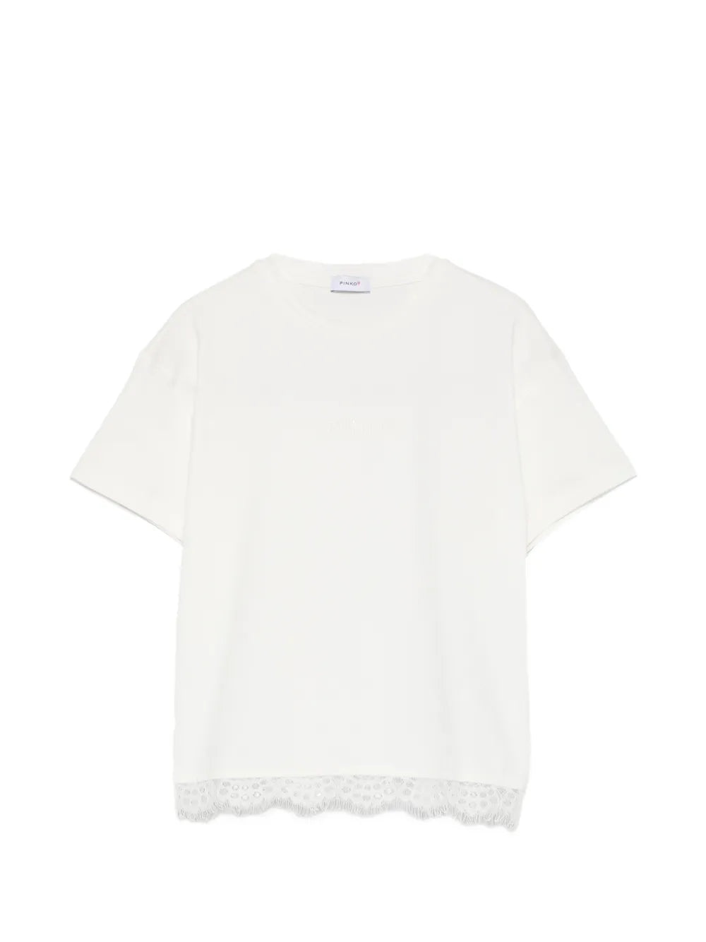 lace-trim T-Shirt