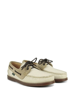canvas boat shoes 