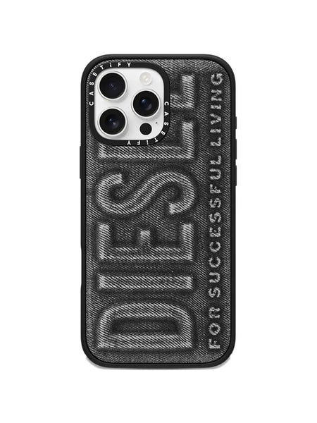 x CASETiFY denim-effect iPhone 16 Pro Max case