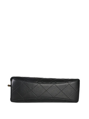 2021-2025 small CC Pearls Bar Handle Shopping quilted bag