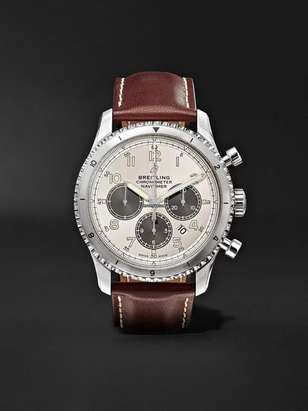 Breitling Navitimer 8 B01 Aviator 'Panda' Chronograph Automatic Limited Edition AB0117 Skeleton Back