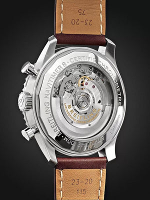 Breitling Navitimer 8 B01 Aviator 'Panda' Chronograph Automatic Limited Edition AB0117 Skeleton Back