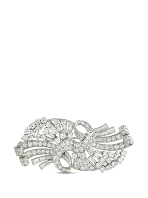 diamond embellished brooch
