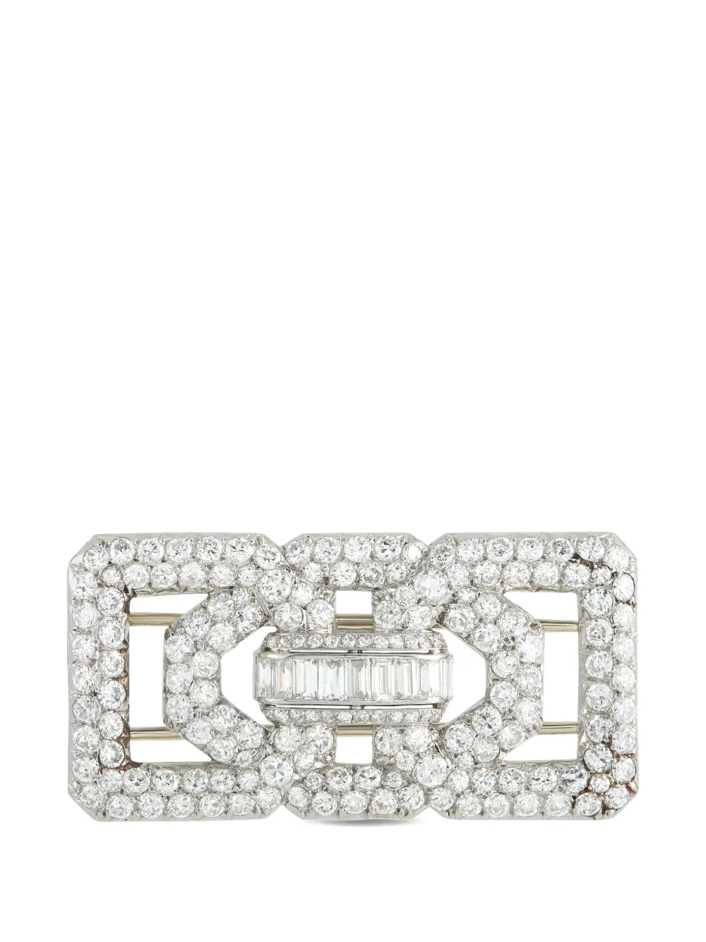 diamond embellished brooch