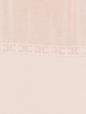open-knit dress