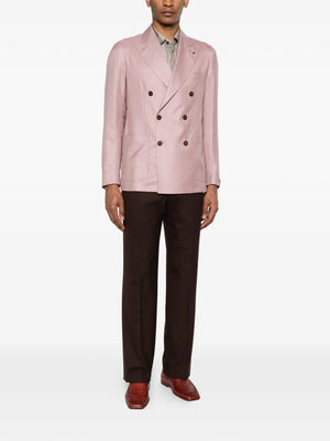 double-breasted pockets blazer