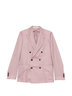 double-breasted pockets blazer