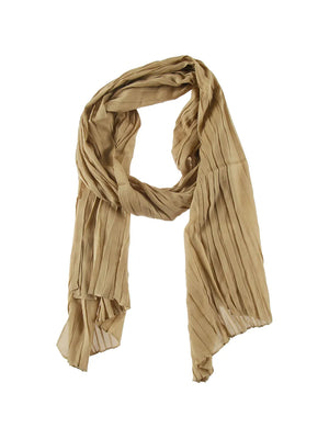 pleated scarf