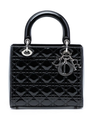 2013 Medium Patent Cannage Lady Dior satchel