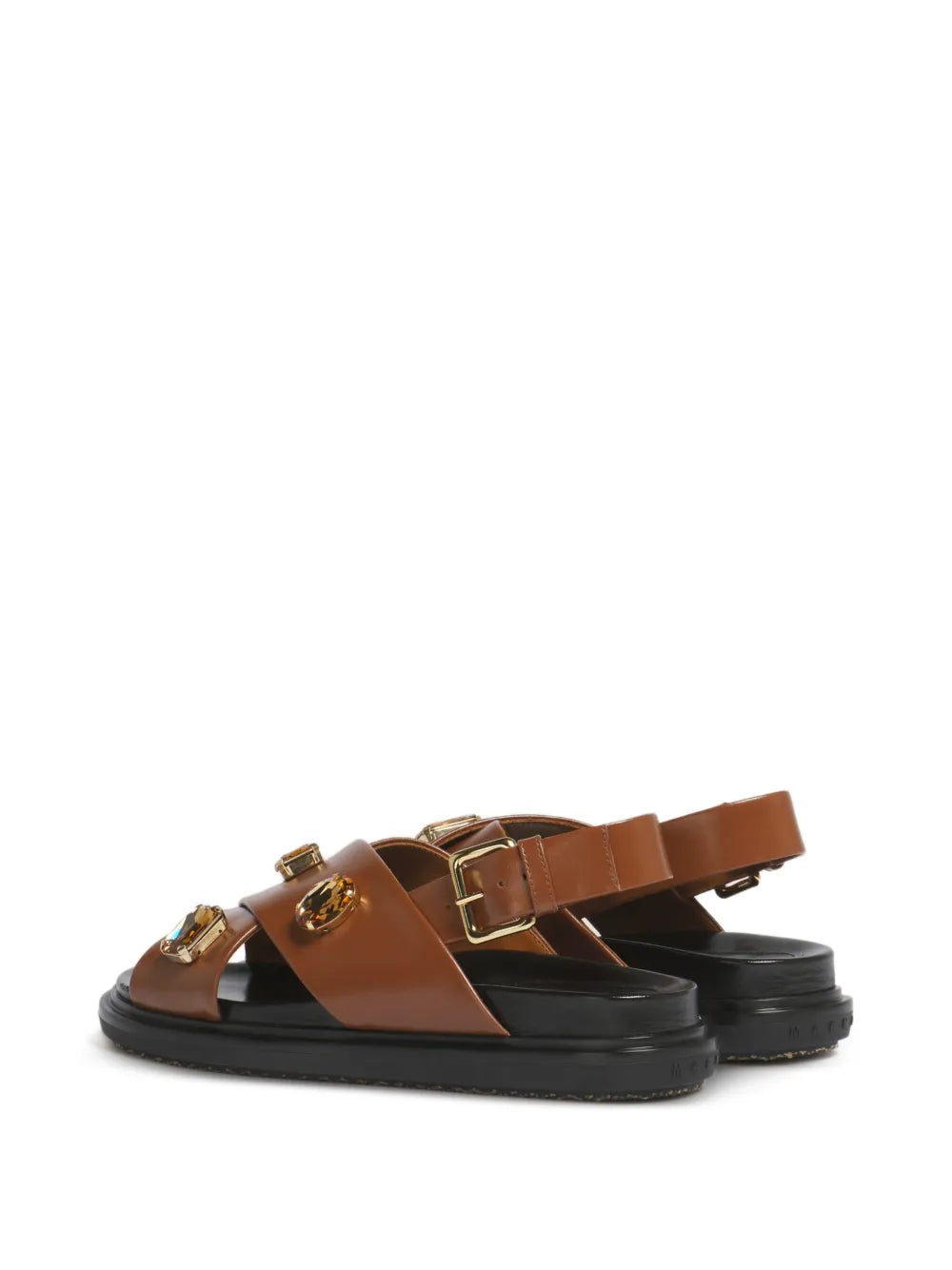crisscross crystal sandals