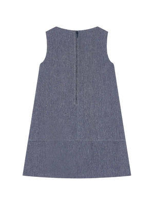 chest-pocket A-line dress