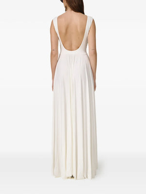 draped maxi dress