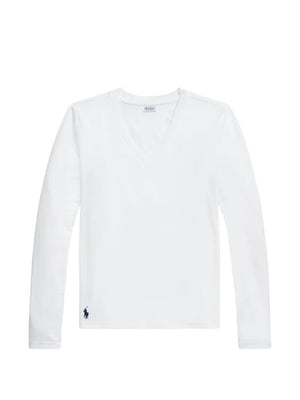 long-sleeve V-neck T-Shirt