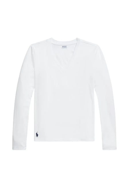 long-sleeve V-neck T-Shirt