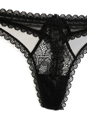 Dahlia lace thong