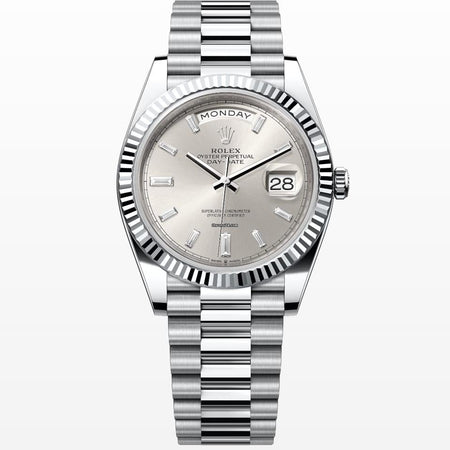Rolex | Day-Date | 228236 | Platinum | 40 mm | Platinum | Silver (solid) | Automatic