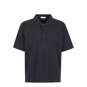 Black Oversized Polo Shirt